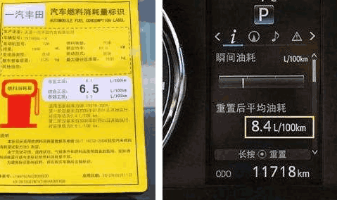 為啥實際油耗與工信部給出的數據相差這么大?