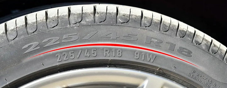 輪胎上的數(shù)字和字母是什么意思