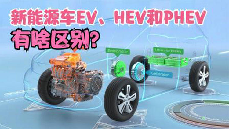 PHEV和HEV和EV的區別