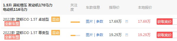 長安unikidd混動(dòng)價(jià)格落地價(jià)格 長安unikidd混動(dòng)落地20萬