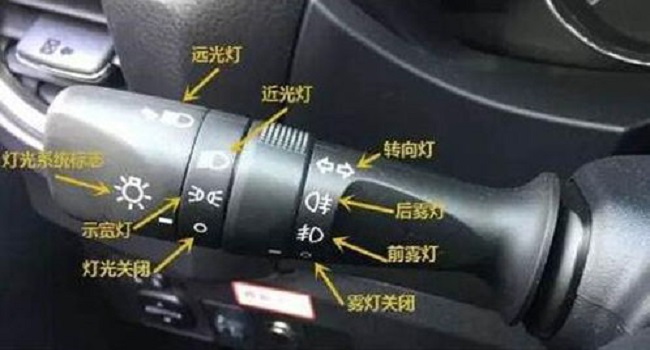 科目三燈光考試口訣表，記住口訣操作就簡單了