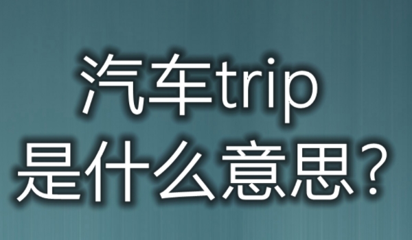 汽車儀表盤上trip是什么意思 小計(jì)里程清零按鍵（使用效果比較好）